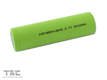 top plano de la energía 3.7V ICR18650 del paquete de la batería de ión de litio 2600mAh alto
