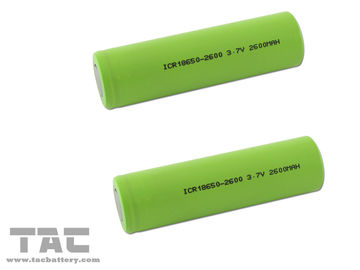 top plano de la energía 3.7V ICR18650 del paquete de la batería de ión de litio 2600mAh alto