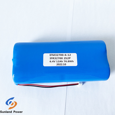 Batería de IFR32700 2S2P 6.4V 12AH 3.2V LiFePO4 para el cercado eléctrico