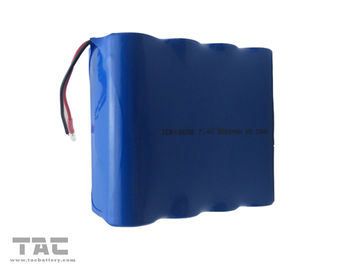 Batería de ión de litio recargable de ICR18650 7.4V 8800MAH 65.12WH para el aparato médico