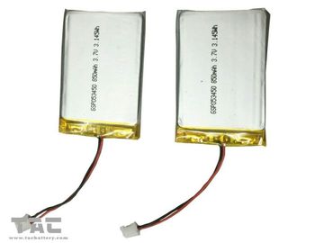 Baterías de ión de litio del polímero de las baterías de GSP053450 3.7V 850mAh para el perseguidor de GPS