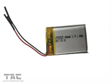 Batería recargable LP552535 3.7V 400mAh del polímero de GSP552535 Li para IoT
