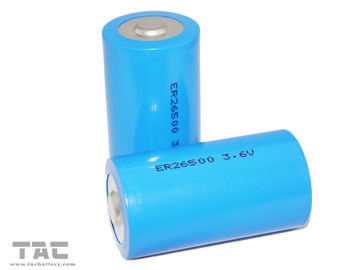LiSOCl2 batería ER26500 ER 3.6V 9000mAh con voltaje estable de la operación