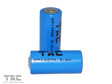 Batería primaria ER14335 del litio de la densidad de alta energía 1600mAh 3.6V LiSOCl2