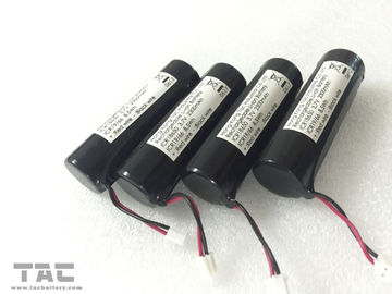 Batería li-ion recargable ICR18650 3.7V 2300mAh 8.5Wh para la linterna de la bicicleta