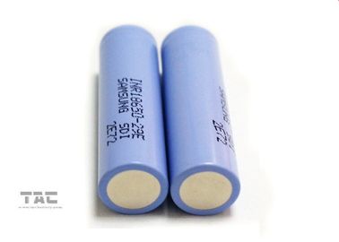 Batería cilíndrica 3.7v 2200mAh de la ión de litio del banco 3-5C 18650 del poder de