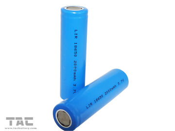Baterías cilíndricas 3.7v 2200mAh de la ión de litio del banco 3-5C 18650 del poder de