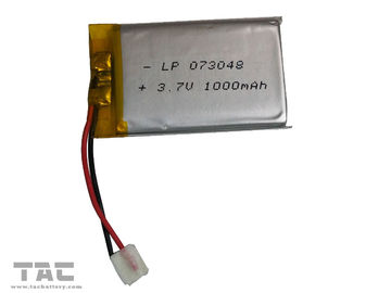 Ión de litio del polímero de la batería LP073048 3.7V 800mAh de Lipo para la producción eléctrica