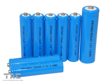 Batería 600mah del AA 3.2v Lifepo4 de la ión de litio para la lámpara llevada y la lámpara solar