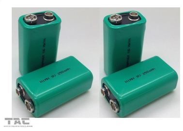Baterías 9V 250mAh del Ni Mh de la alta capacidad/baterías recargables del níquel e hidruro metálico