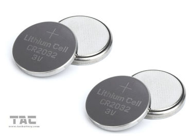 Botón de la pila de batería primario de la célula de la moneda del litio Li-manganeso CR2032 3.0V