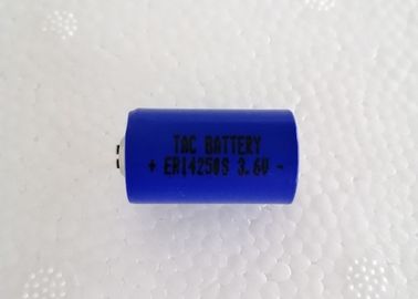 Batería de litio de ER14250 3.6V 1/2AA Li-Soci2 800mAh para la batería da alta temperatura