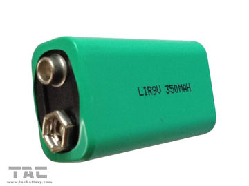 batería cilíndrica 350mAh de la ión de litio recargable 9V para el instrumento electrónico