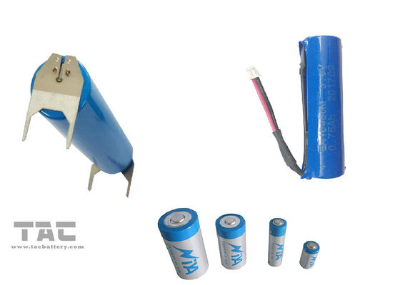 Batería de litio ER10450 3,6 v 750mAh con la etiqueta de Electrinic para la alarma