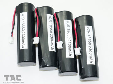 Batería de ión de litio recargable ICR18650 2300mAh con el alambre para el E-juguete