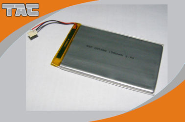 Batería de ión de litio GSP035088 3.7V 1500mAh del polímero con el PWB para el juguete eléctrico