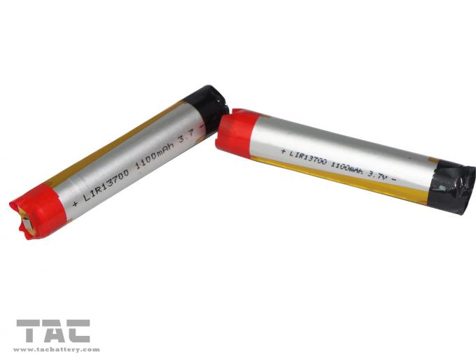  Batería electrónica grande de los cigarrillos del vaporizador LIR13700/1100mAh de la batería