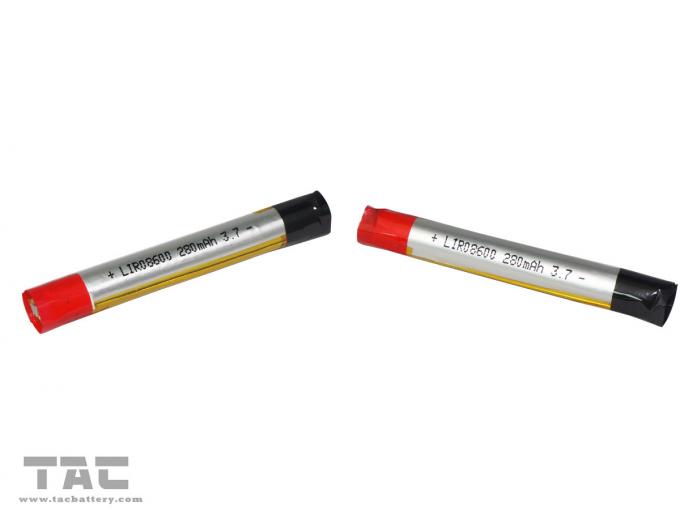 Mini batería cilíndrica LIR08600 del polímero para la pluma del bluetooth de Samsung