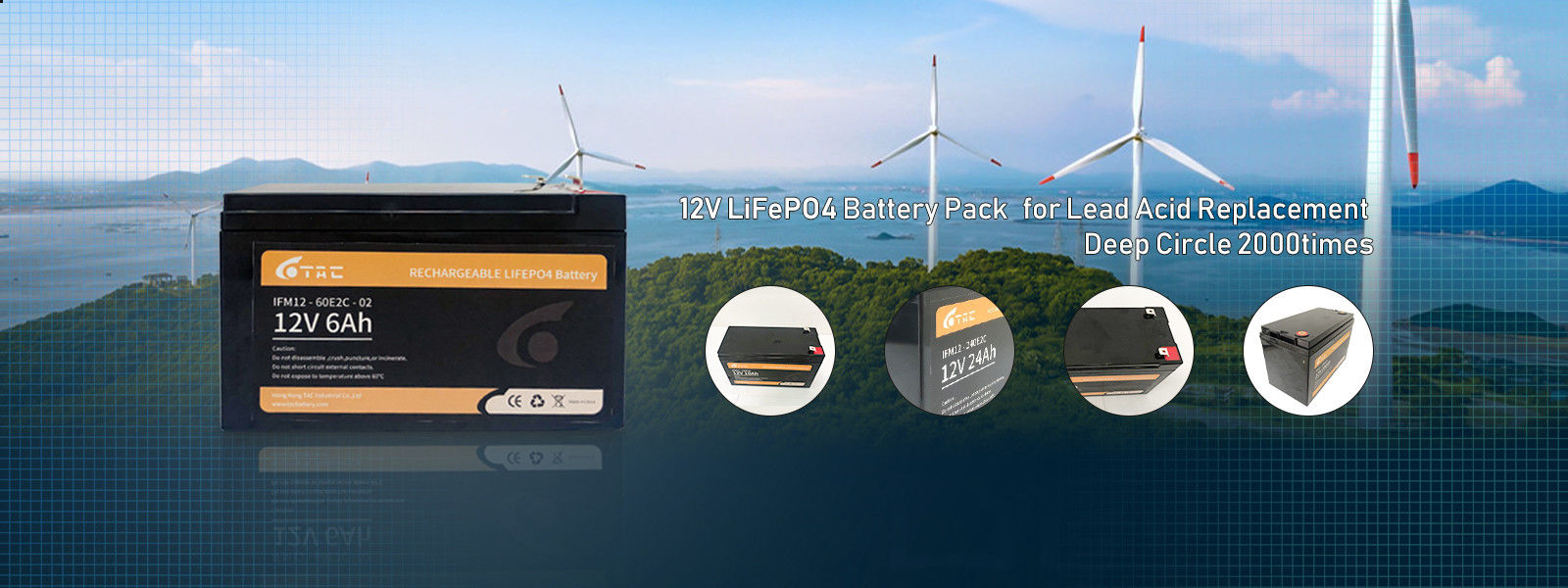 3.2V LiFePO4 batería