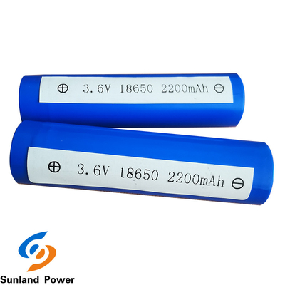 Dispositivos de Ion Cylindrical Battery For Home del litio de ICR18650 3.7V 2200mah