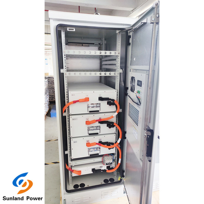 Batería del sistema 230.4V 150AH LiFePO4 del almacenamiento de energía de 50KWH ESS con la refrigeración por aire del gabinete