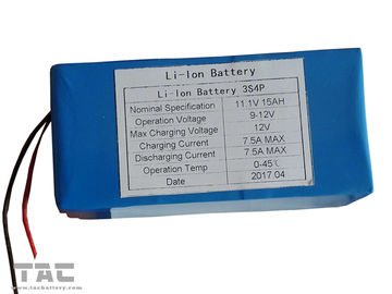 Batería cilíndrica de la ión de litio de ICR32650 11.1V 3500mAh 3S4P para Digitaces
