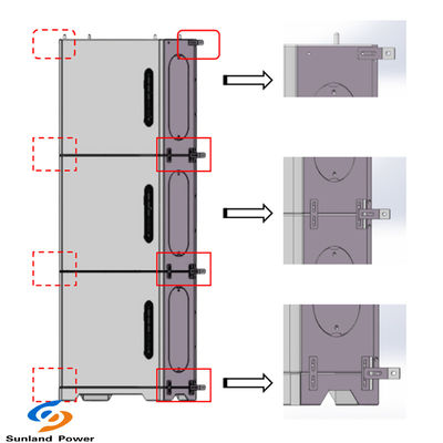 LiFePO4 Batería 48V 100Ah Cargador de panel solar 5-15kWh Sistema de almacenamiento de energía para el hogar