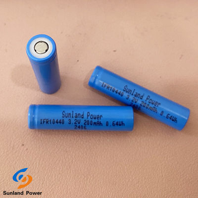 Batería de litio recargable IFR10440 AAA 3.2V LiFePO4 200mAh