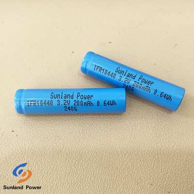Batería de litio recargable IFR10440 AAA 3.2V LiFePO4 200mAh
