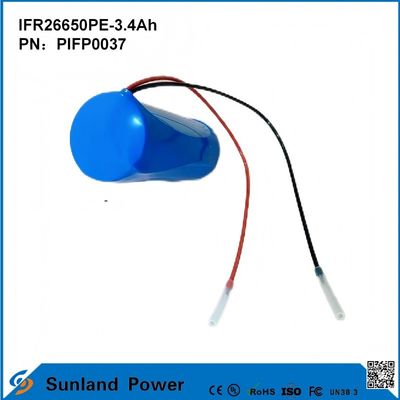 IFR26650PE-3.4Ah 3.2V LiFePO4 Batería para luz solar