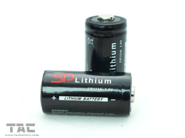 Largo ciclo de vida 3, 0V CR123A batería de Li-MnO2 principal de TAC 1300mAh
