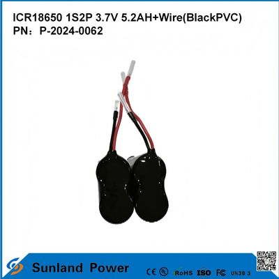 ICR18650-1S2P Batería de alta densidad de energía Seguridad en diversos campos Herramientas eléctricas Electrónica de consumo Vehículos eléctricos