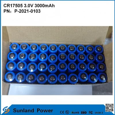 CR17505 3.0V 3000mAh Para instrumentos inteligentes Equipo médico Transporte y logística Muebles inteligentes Alta capacidad Descarga estable Rendimiento Voltagem de salida Larga vida útil
