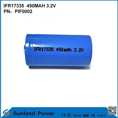 IFR17335 Batería 3.2V 450mah Para una variedad de dispositivos y escenarios, incluidos productos digitales Equipo de iluminación Herramientas eléctricas Pequeños aparatos Sistemas de almacenamiento de energía