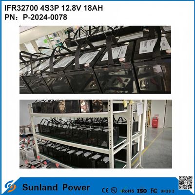 IFR32700 4S3P 12.8V 18Ah Para luces de inundación solares LEDs de jardín de alta luminosidad Luzes solares batería lifepo4