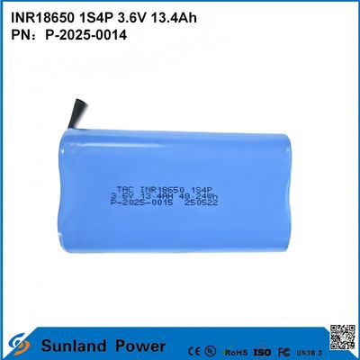 INR18650 1S4P3.6V 13.4Ah La combinación perfecta de alta capacidad y alto voltaje
