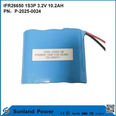 Una gran cantidad de baterías IFR26650 1S3P 3.2V 10.2Ah, disponibles para sistemas de almacenamiento de energía OEM, herramientas eléctricas y energía de respaldo