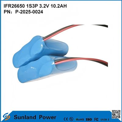 Una gran cantidad de baterías IFR26650 1S3P 3.2V 10.2Ah, disponibles para sistemas de almacenamiento de energía OEM, herramientas eléctricas y energía de respaldo
