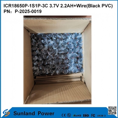 BATERÍA ICR18650P-1S1P-3C 3.7V 2.2AH+CABLE