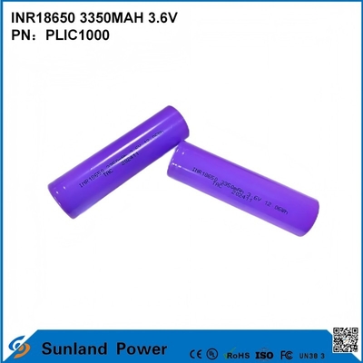 La batería INR18650 3350MAH de 3,6 V