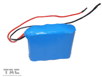 Batería azul LFR18650 1500MAH del PVC 12V LiFePO4 para la linterna solar
