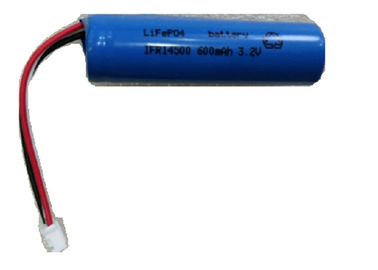 14505 batería del aa 600mah 3.2V Lifepo4 con el PWB para la luz de destello