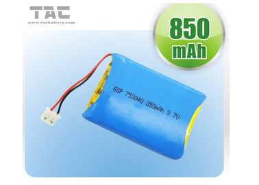 batería recargable del polímero li-ion de 3.7v 90mah 401225 para la pluma de registración