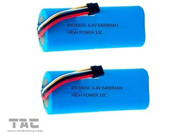 IFR26650F 6400mAh 6.4V herramienta alimentación baterías recargables con largo ciclo de vida