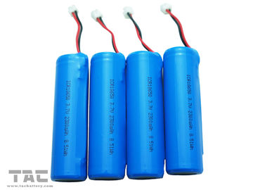 baterías cilíndricas de la ión de litio 3.7v 18650 baterías 2400mAh para la cámara de los teléfonos móviles