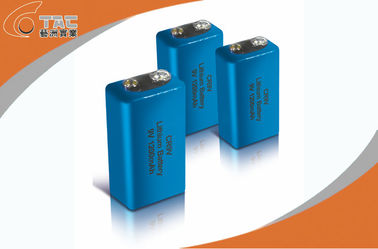 9V batería primaria 900mAh del litio Li-MnO2 para los aparatos médicos con densidad de alta energía