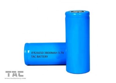 Célula de batería cilíndrica de la ión de litio Lifepo4 26650 3800mah