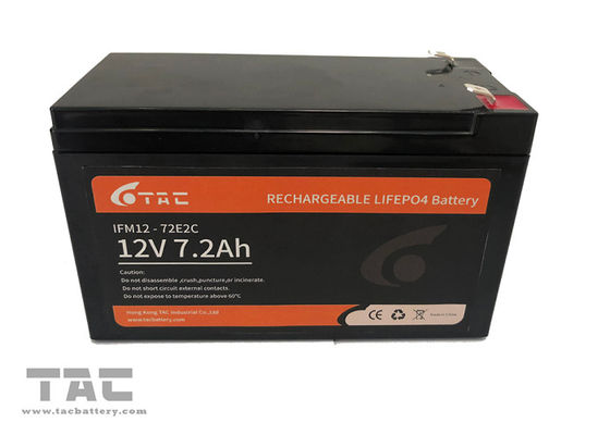 batería de 7.2Ah 12V LifePO4 para el reemplazo de plomo ligero de respaldo y solar