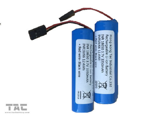 Paquete 3350mah Panasonic similar de 18650 baterías de ión de litio para la iluminación de la cabeza de la bici