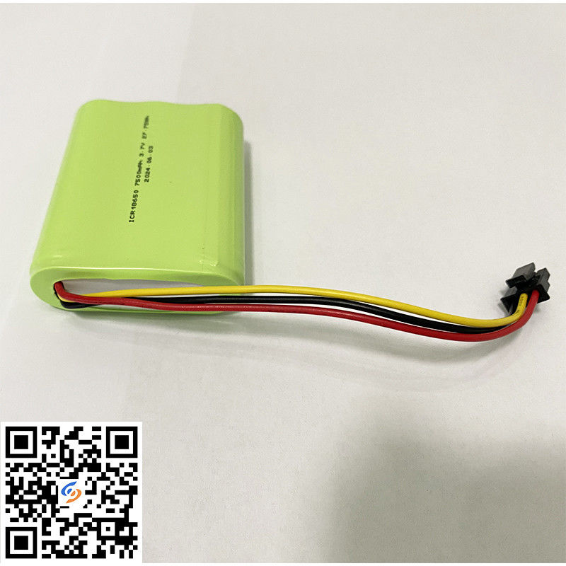 18650 Batería de iones de litio 1S3P 3.7V 7500mAh Baterías de iones de litio Pasar Certificado UL2054